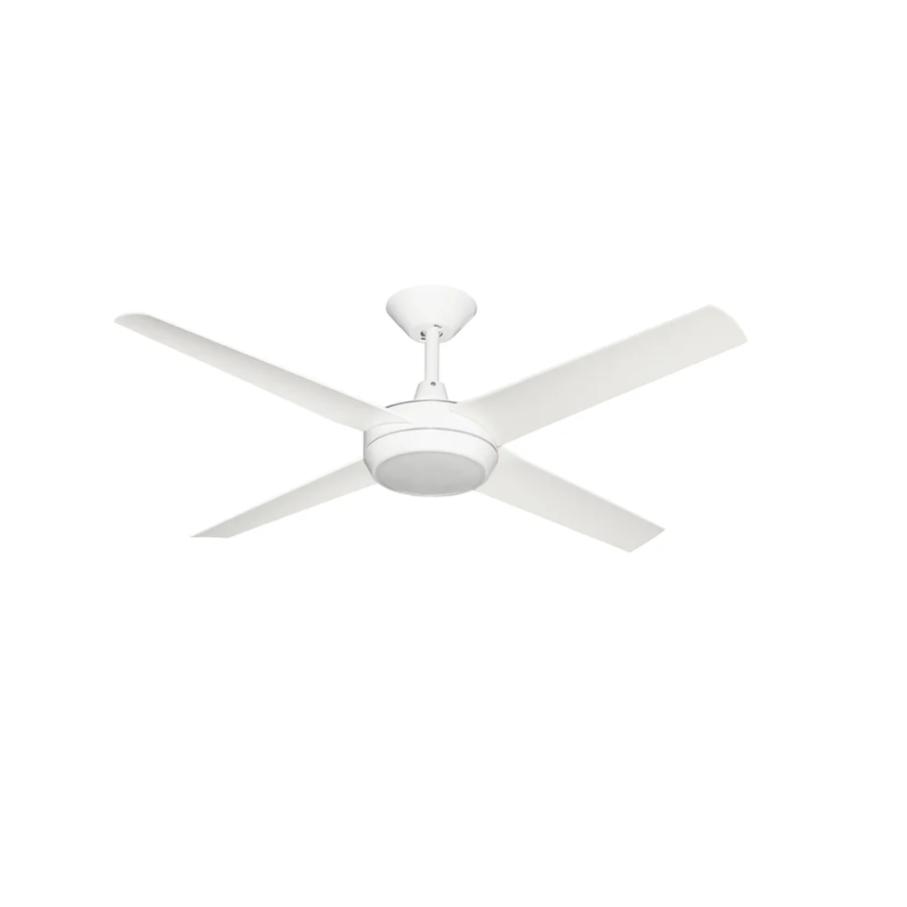 Buy AC Ceiling Fans With Light Australia Concept AC Ceiling Fan 52" White With LED Light - CL506