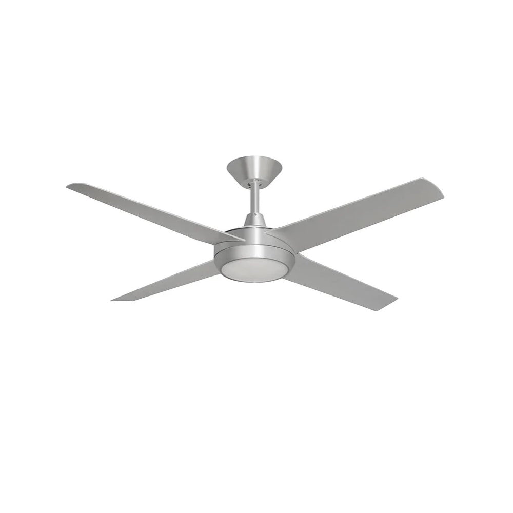 Buy AC Ceiling Fans With Light Australia Concept AC Ceiling Fan 52" Brushed Aluminium With LED Light - CL508