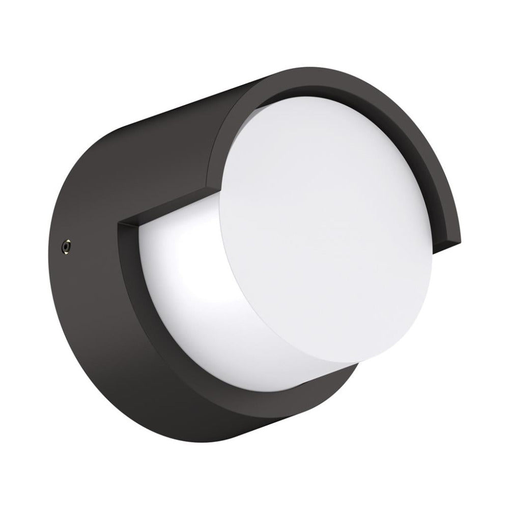 Buy Exterior Wall Lights Australia Livi Round Exterior Wall Light 5W Black 3CCT - 22689