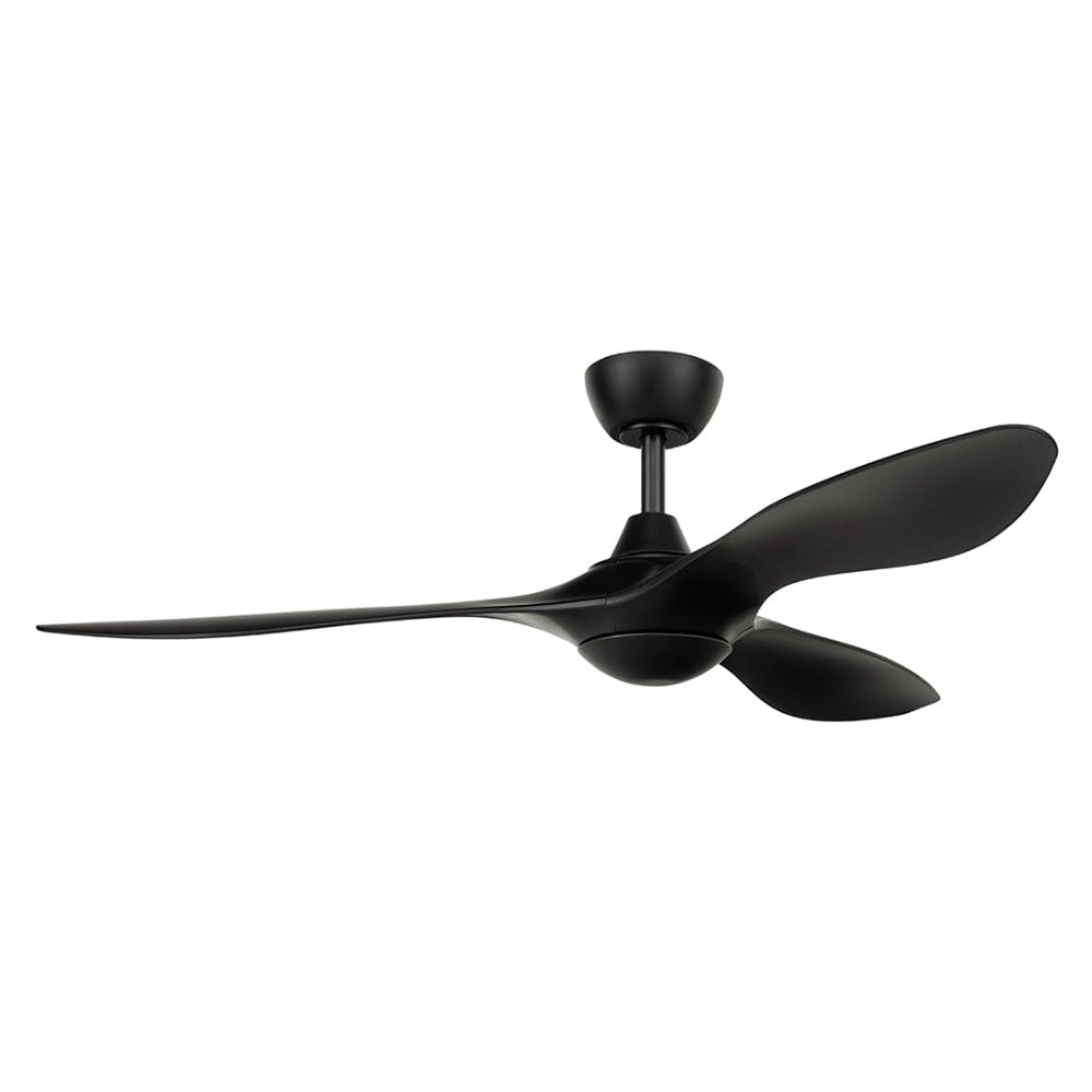 Buy DC Ceiling Fans Australia MALTA DC Ceiling Fan 52" Matt Black Moulded ABS Blade - 21841/06