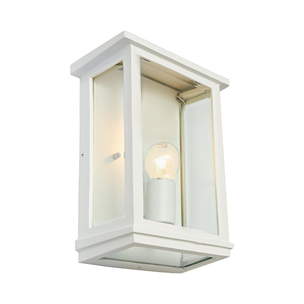Buy Outdoor Wall Lanterns Australia Madrid Exterior Wall Light White Large - MAD1ELGWHT