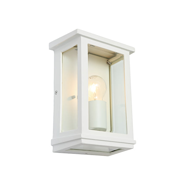 Buy Outdoor Wall Lanterns Australia Madrid Exterior Wall Light White Small - MAD1ESMWHT