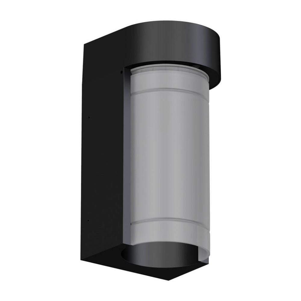 Buy Exterior Wall Lights Australia Miley Exterior Wall Light Black Aluminium 3CCT - 22664