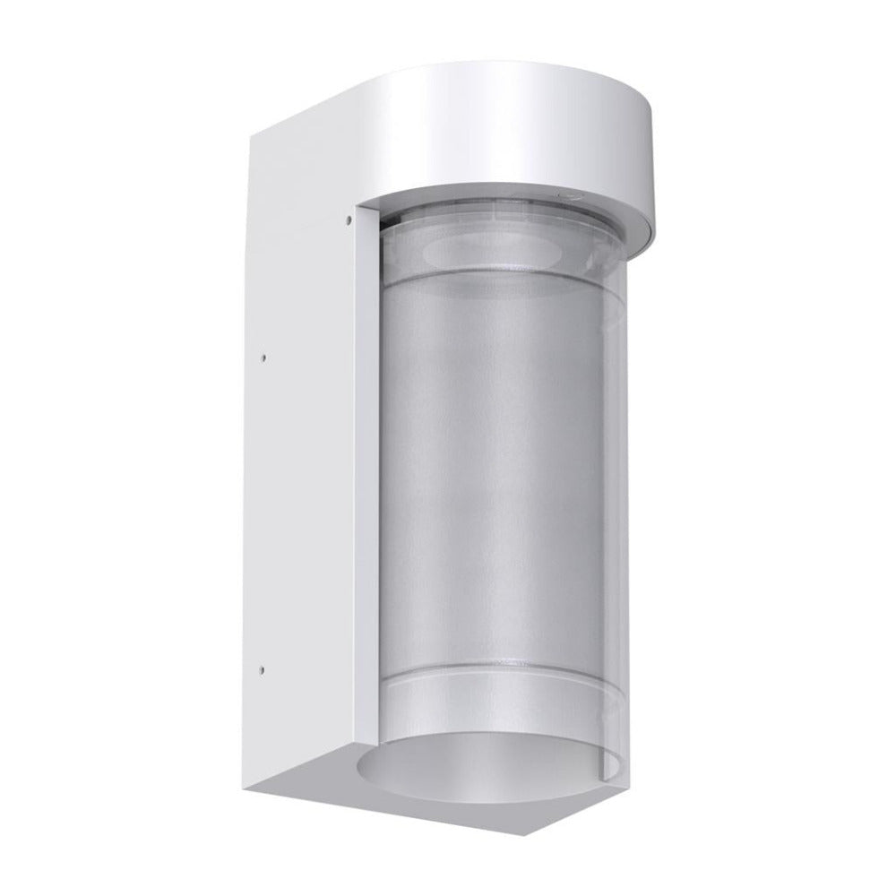 Buy Exterior Wall Lights Australia Miley Exterior Wall Light White Aluminium 3CCT - 22665