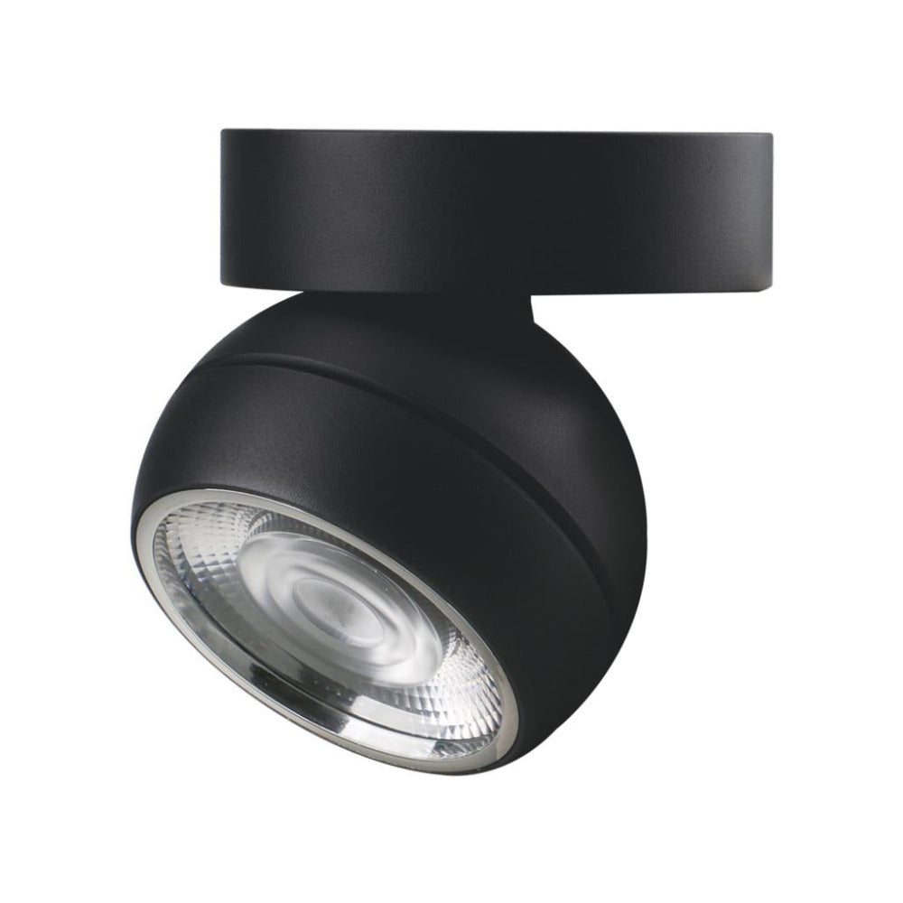 Moon Flush Mount Light Flood Black 3CCT - 22812