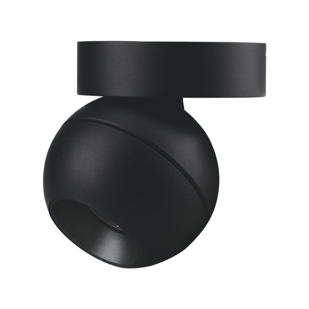 Moon Flush Mount Light Spot Black 3CCT - 22816