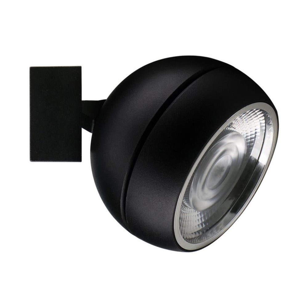 Buy Wall Sconce Australia Moon Wall Sconce Flood Black 3CCT - 22820
