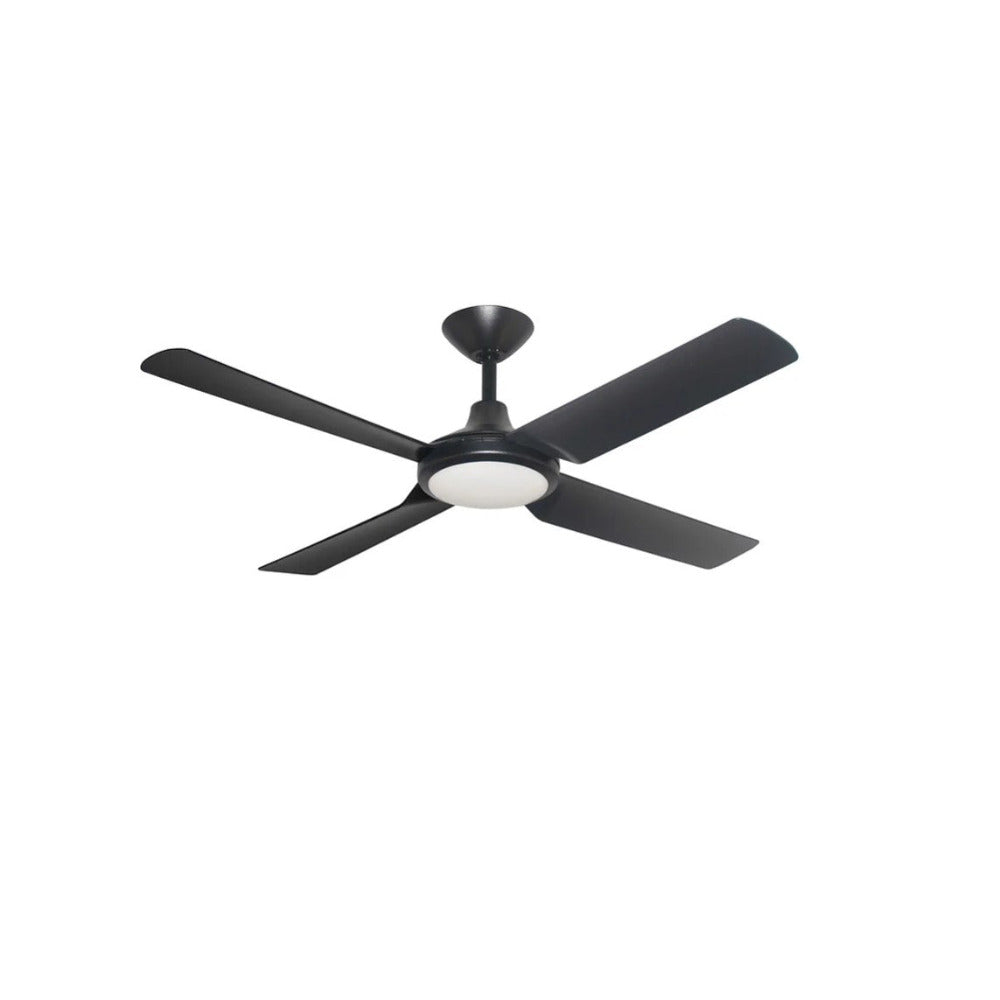 Buy DC Ceiling Fans With Light Australia Next Creation V2 DC Ceiling Fan 52" Matt Black LED Light Matt Black - NCL2156