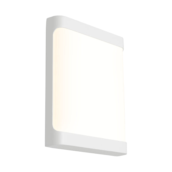 Buy Exterior Wall Lights Australia Odessa LED Plain Exterior Wall Light White Metal 3 CCT - ODES1EPWHT
