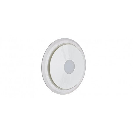 Buy Exhaust Fans Australia OLSON 200 Universal Side Ducted Exhaust Fan Round White With LED - OLSWURD-LED