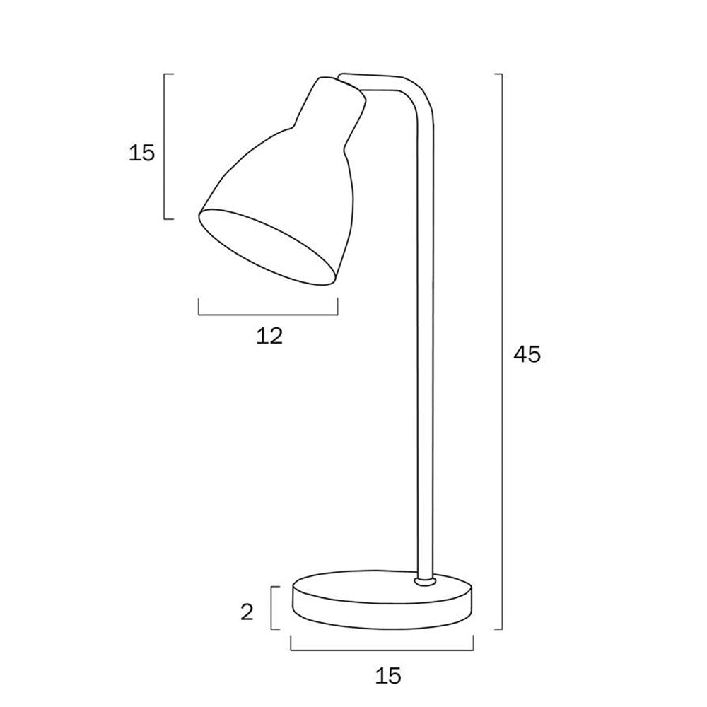 Buy Desk Lamps Australia Pivot 1 Light Table Lamp Gold - PIVOT TL-GD