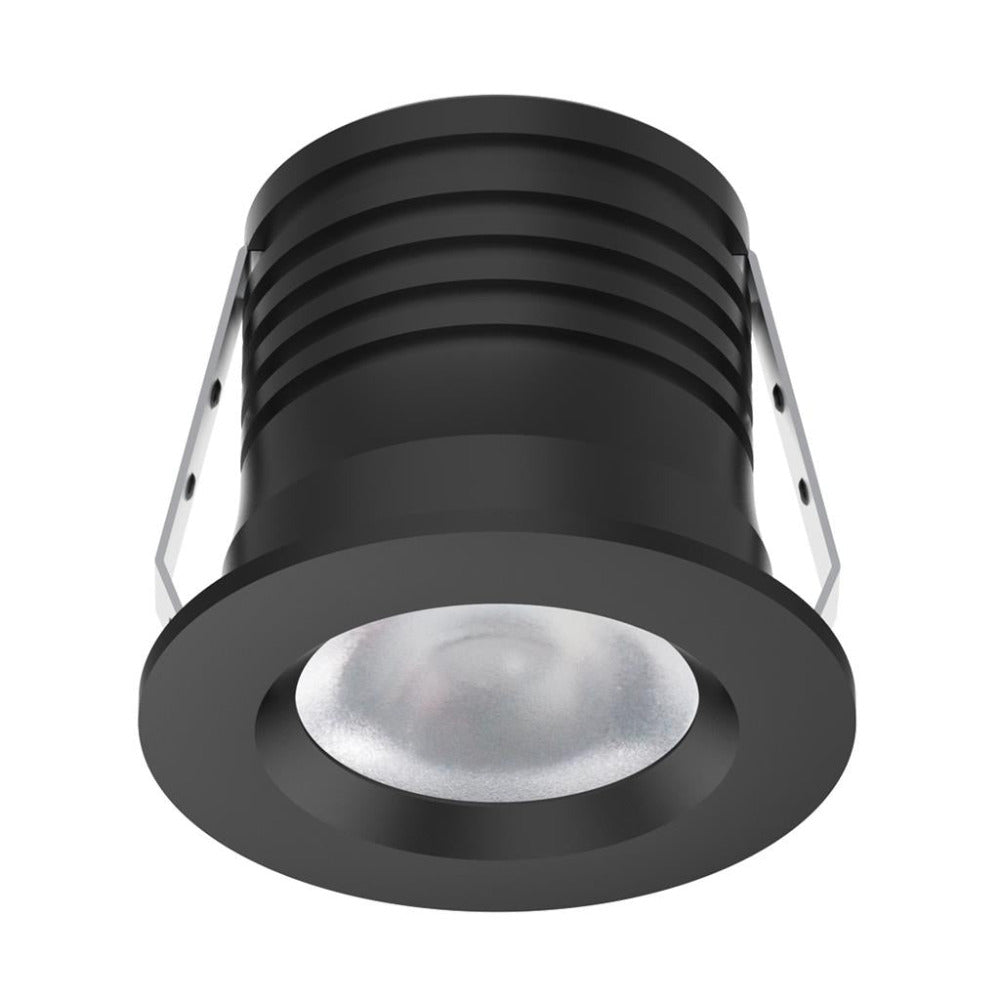 Buy Recessed LED Downlights Australia Pico Recessed LED Downlight W40mm 3W Black 3CCT / DALI - 21662