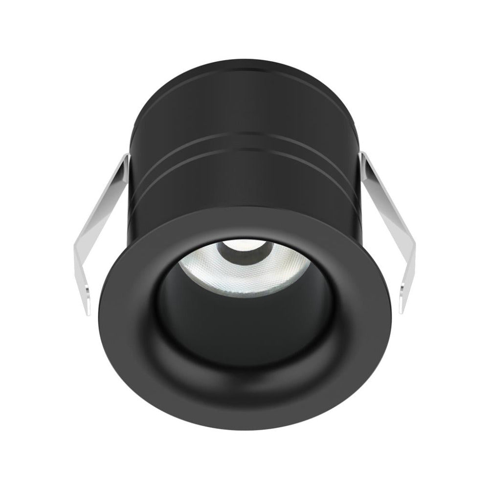 Buy Recessed LED Downlights Australia Pico Recessed LED Downlight W55mm 7W Black 3CCT / DALI - 21666