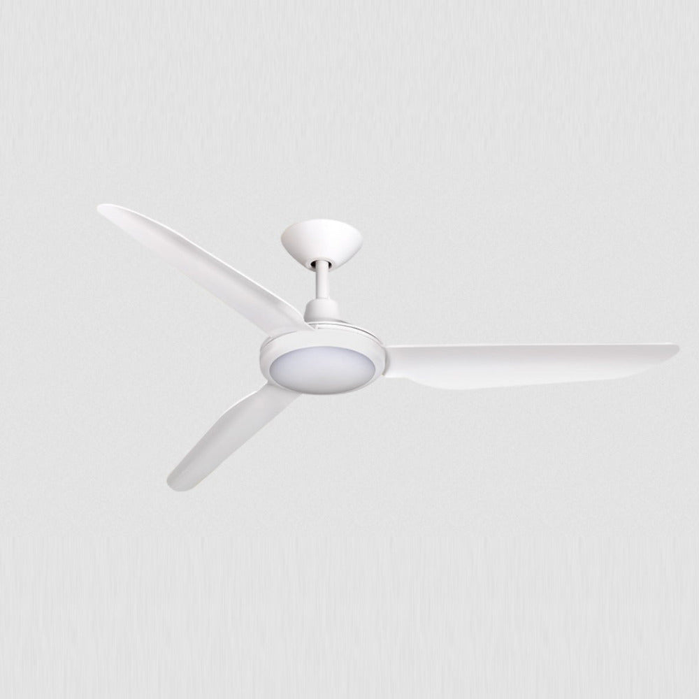 Buy DC Ceiling Fans With Light Australia Polar V2 DC Ceiling Fan 56" White LED Light White - P3BL2585