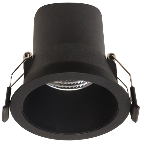 Buy Recessed Downlights Australia COOLUM PLUS S9068 Round Dimmable LED Downlight Black 9W TRI Colour - S9068TC/BK