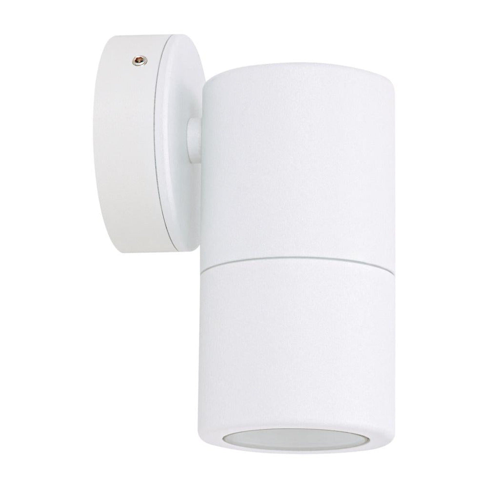Buy Exterior Wall Lights Australia Shadow Exterior Wall Light White Aluminium 3CCT - 49017