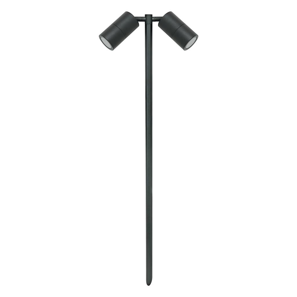 Buy Pathway Lights Australia Shadow Pathway 2 Lights Black Aluminium 12V TRI Colour - 49088