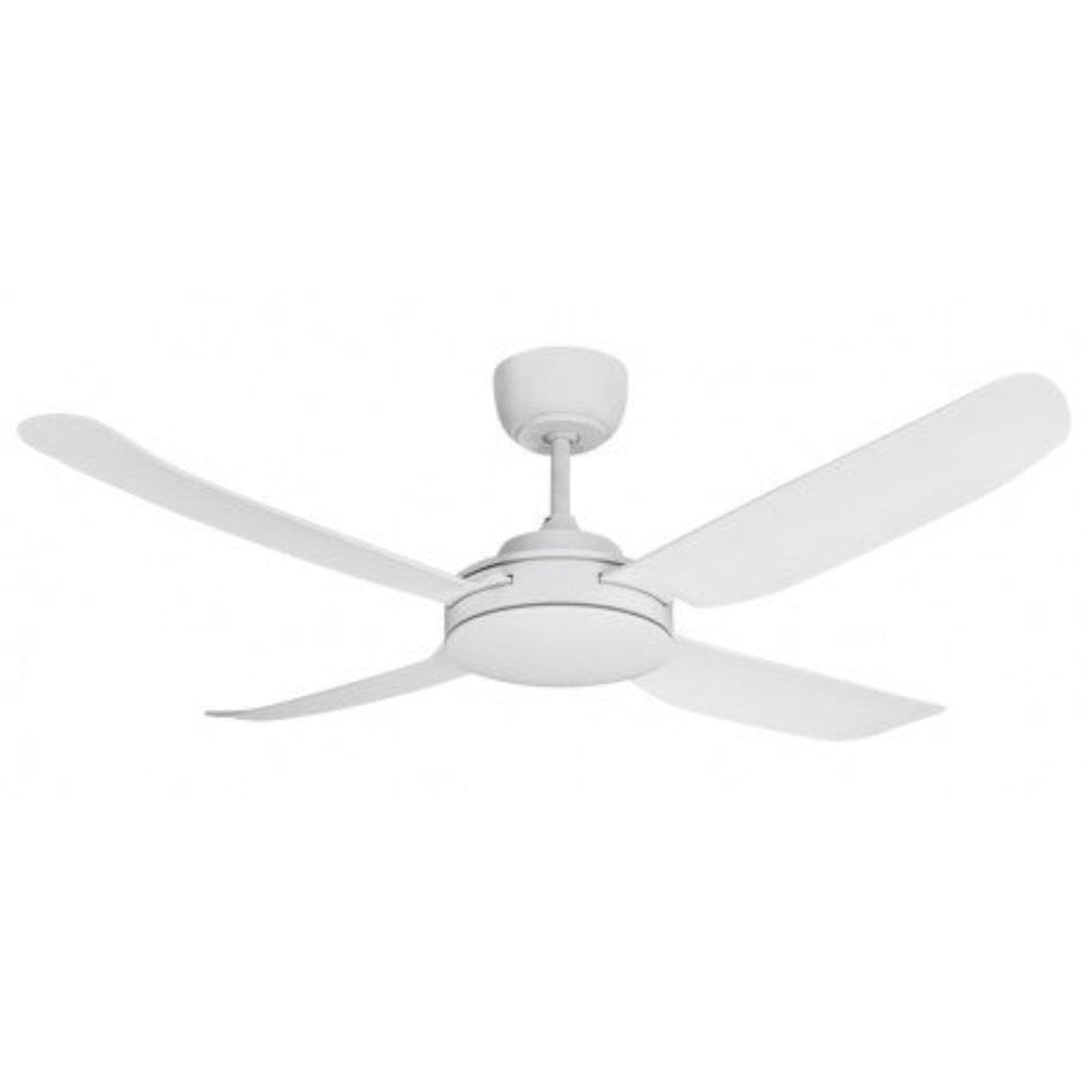 Buy AC Ceiling Fans Australia SPINIKA II AC Ceiling Fan 48" Satin White - SPIN1204WH