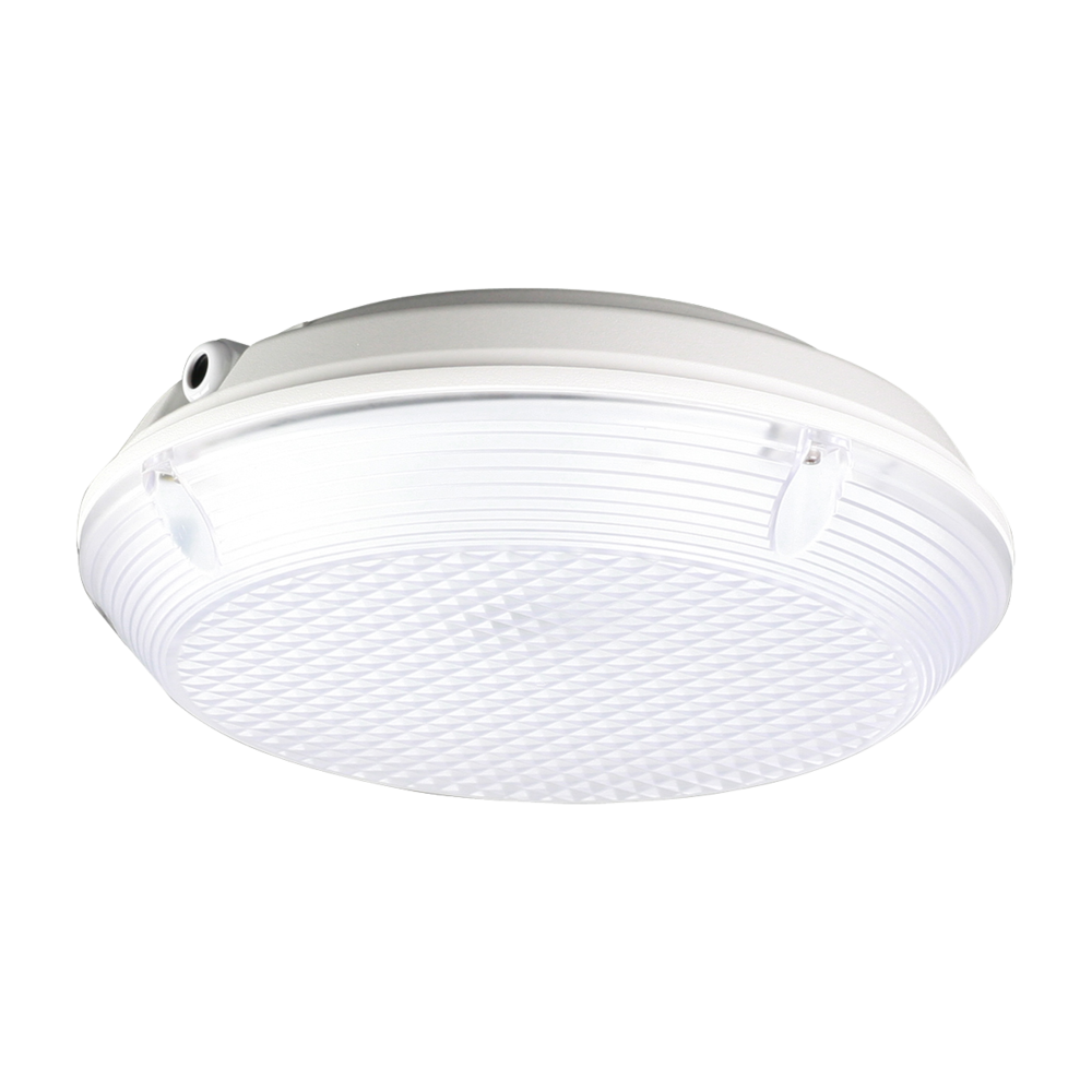 Buy Emergency LED Oyster Lights Australia MEMPHIS Round LED Emergency Oyster Light 22W 4000K IP65 - SL9719RD/EM
