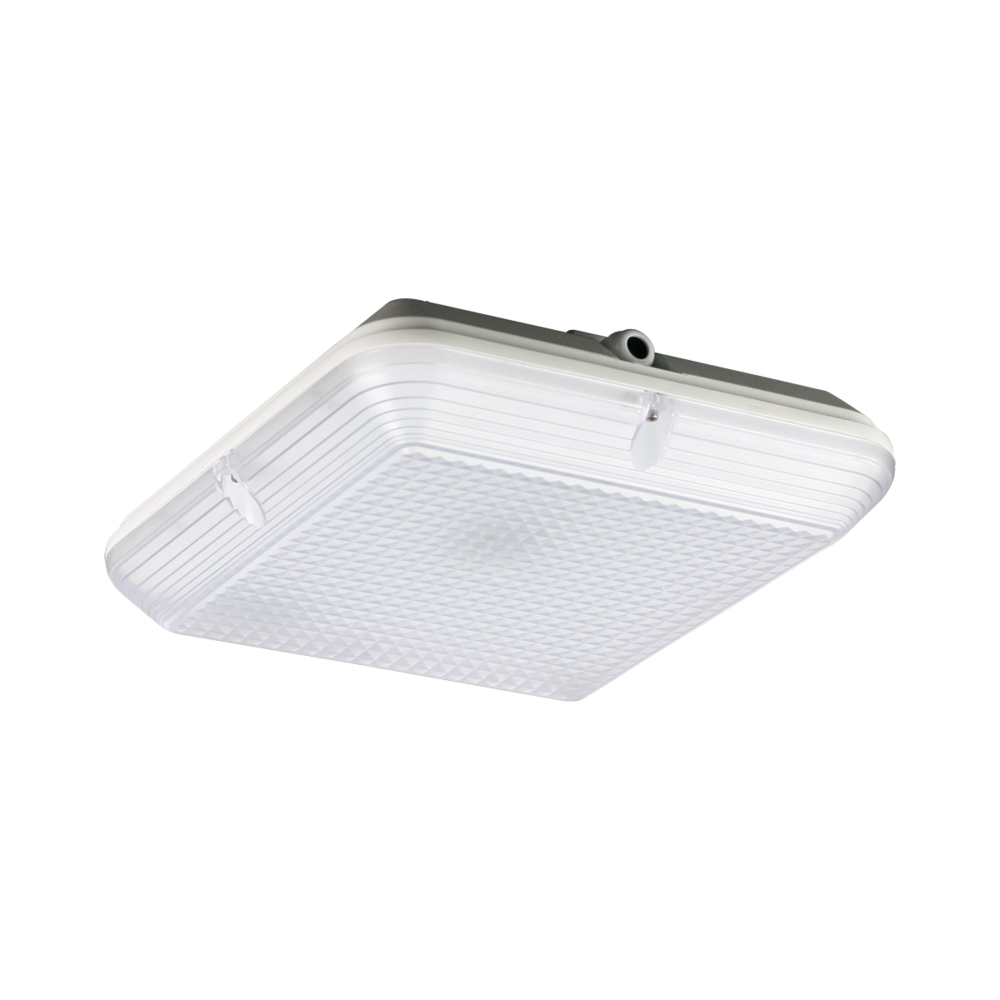 Buy Emergency LED Oyster Lights Australia MEMPHIS Square LED Emergency Oyster Light 22W 4000K IP65 - SL9719SQ/EM