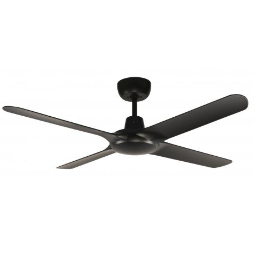 Buy AC Ceiling Fans Australia SPYDA AC Ceiling Fan 56" Matte Black - SPY1424BL