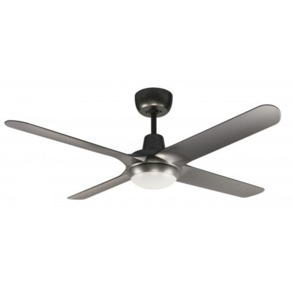 Buy AC Ceiling Fans With Light Australia SPYDA AC Ceiling Fan 50" Titanium with LED - SPY1254TI-L