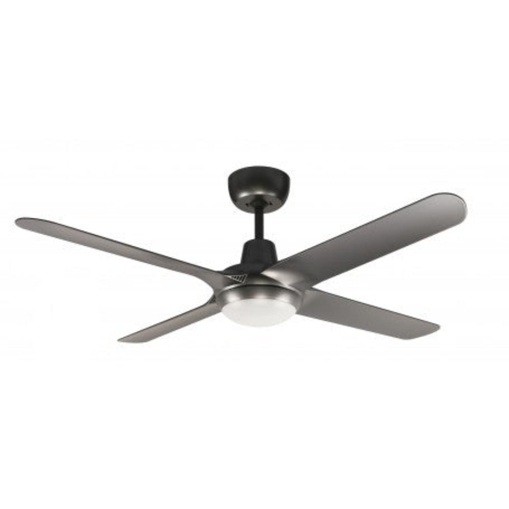 Buy AC Ceiling Fans With Light Australia SPYDA AC Ceiling Fan 56" Titanium with LED - SPY1424TI-L