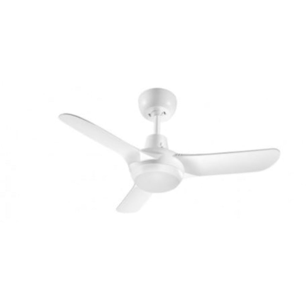 Buy AC Ceiling Fans With Light Australia SPYDA AC Ceiling Fan 36" Satin White with LED - SPY903WH-L
