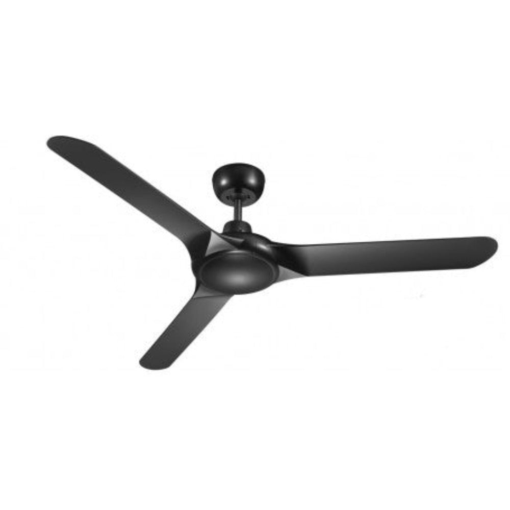 Buy AC Ceiling Fans Australia SPYDA AC Ceiling Fan 62" Matte Black - SPY1573NBL