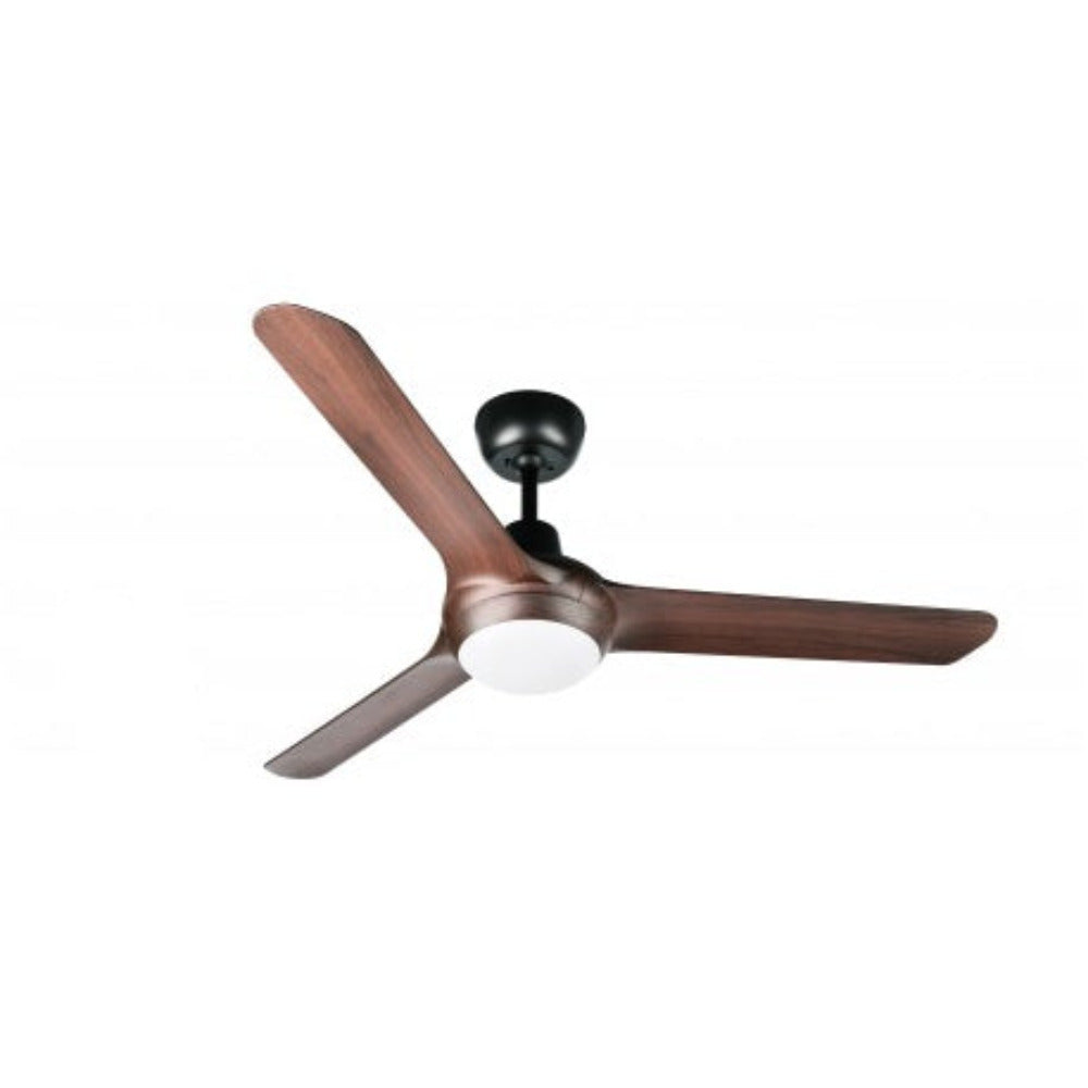 Buy AC Ceiling Fans With Light Australia SPYDA AC Ceiling Fan 62" Walnut with LED - SPY1573WN-L