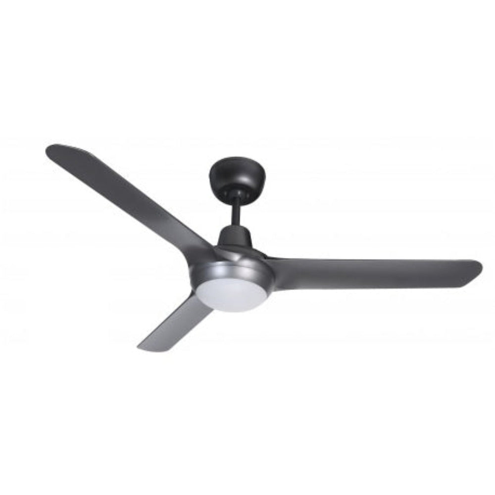 Buy AC Ceiling Fans With Light Australia SPYDA AC Ceiling Fan 50" Titanium with LED - SPY1253TI-L