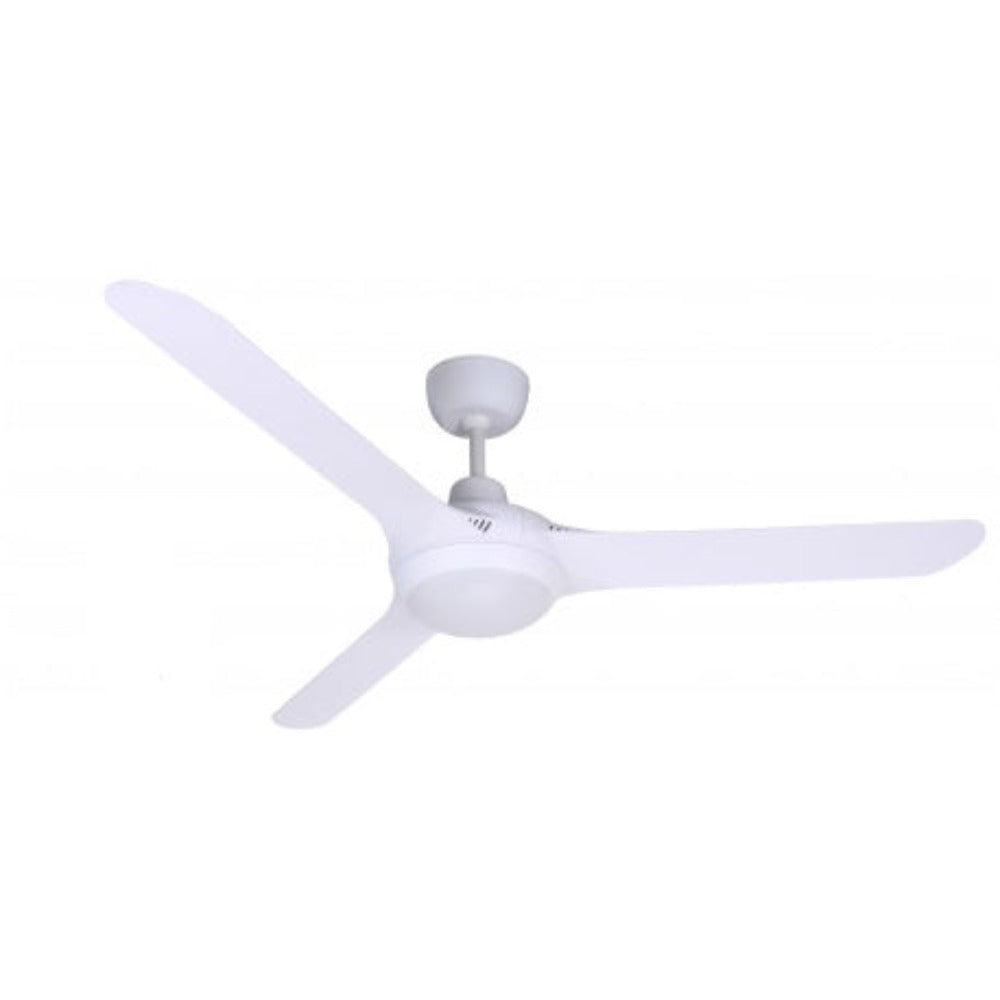 Buy AC Ceiling Fans With Light Australia SPYDA AC Ceiling Fan 56" Satin White with LED - SPY1423WH-L