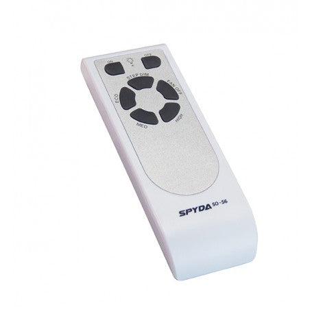 Buy Fan Accessories Australia SPYDA 3 Speed Radio RF Remote Control Kit with Step Dimmable Function - SPYRFR5056