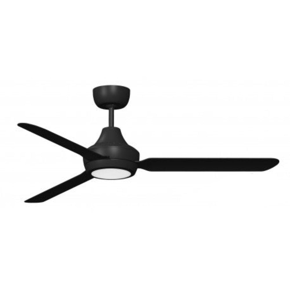 Buy AC Ceiling Fans With Light Australia STANZA AC Ceiling Fan 56" Black with LED - STA1403BLLED