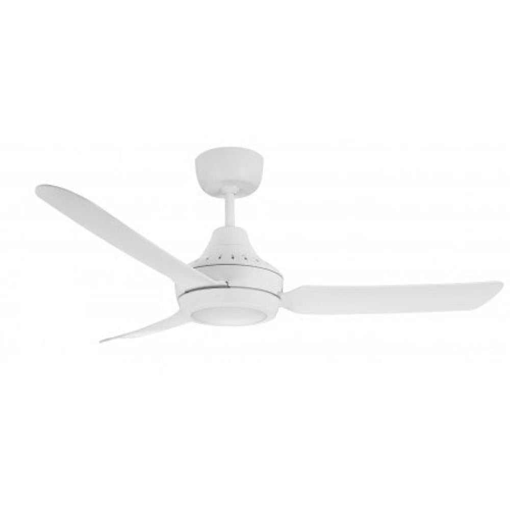 Buy AC Ceiling Fans With Light Australia STANZA AC Ceiling Fan 48" White with LED - STA1203WHLED