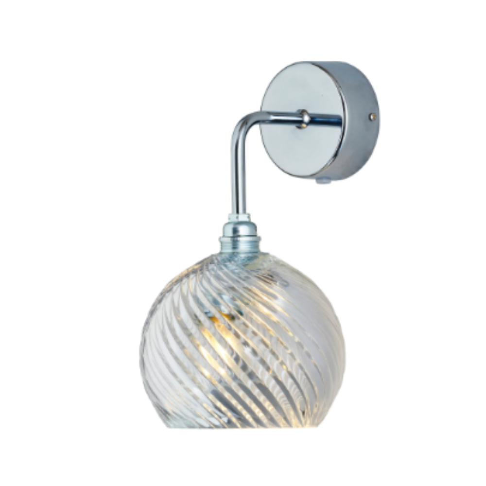 Buy Bedside Reading Lights Australia Rowan Crystal Bedside Reading Light W150mm - LA1015W