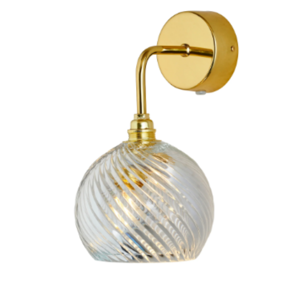 Buy Bedside Reading Lights Australia Rowan Crystal Bedside Reading Light W150mm - LA1015W