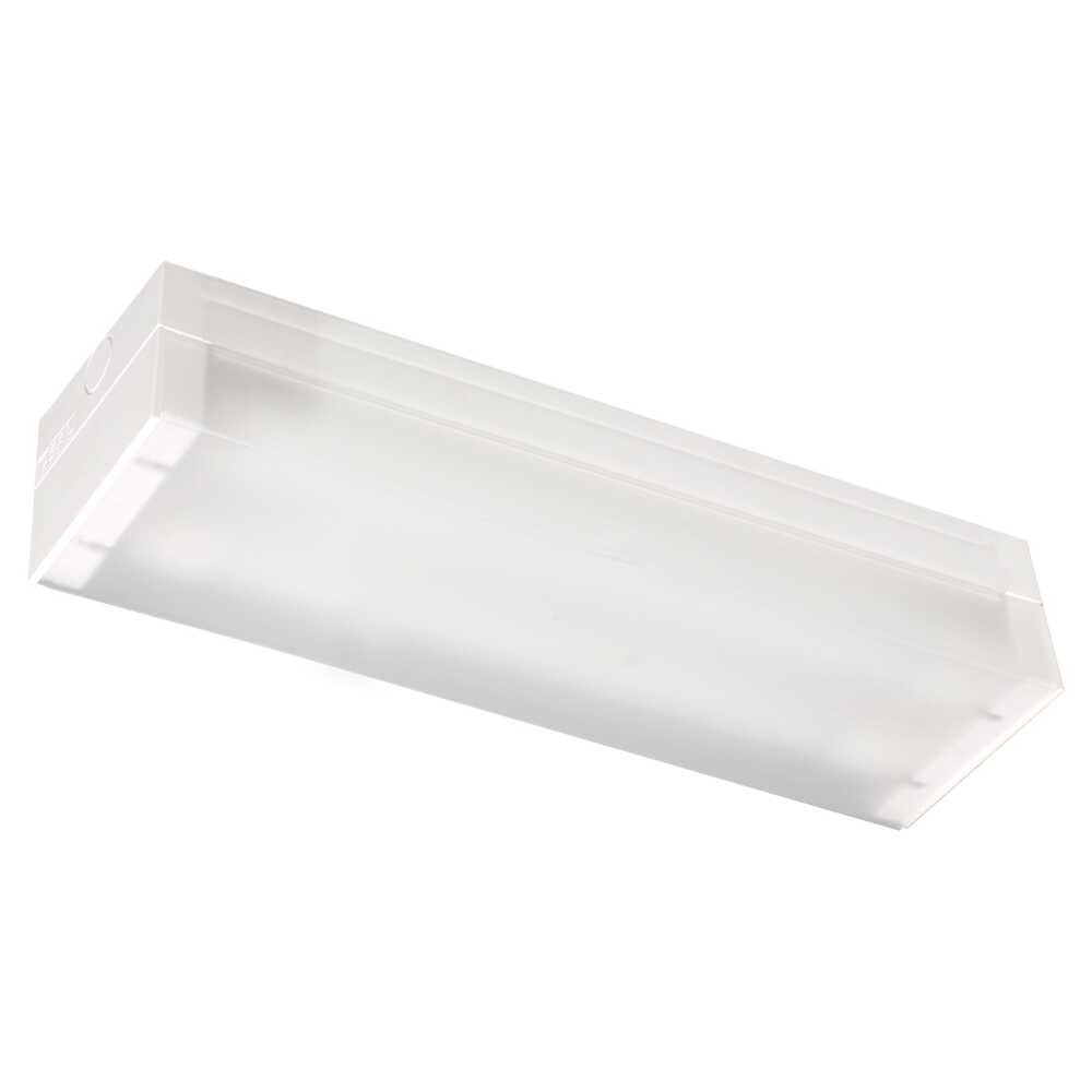 LED Flouro Batten Light 2 Lights 18W L620mm White Metal 3 CCT - STD25/206TC