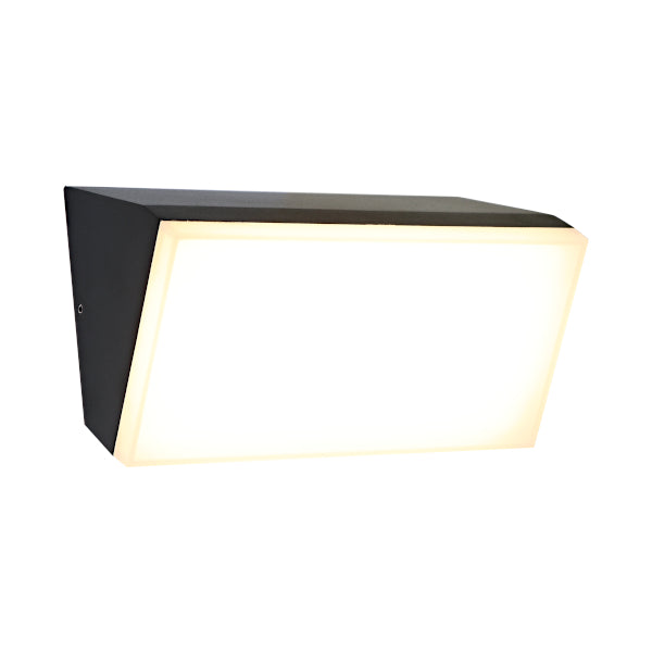 Buy Exterior Wall Lights Australia Tulsa Exterior Wall Light Black Metal TRI Colour - TULS1EBLK