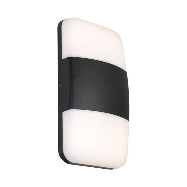 Buy Exterior Wall Lights Australia Umina 2 Light Tri Colour LED Exterior Wall Light Black - UMIN2EBLK