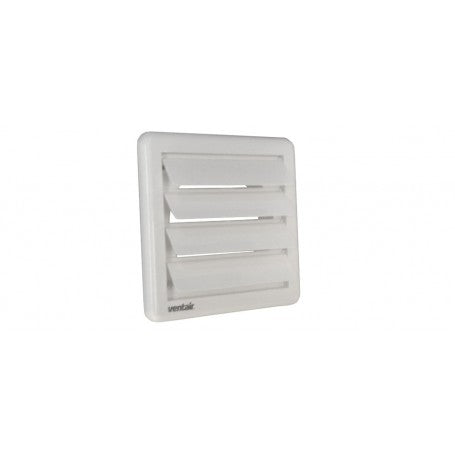 Buy External Louvre Grilles Australia Air Outlet 150mm With Gravity Shutter White - V150GS