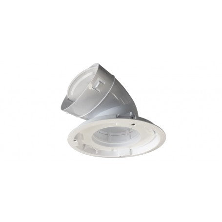 Buy Exhaust Fans Australia Airbus Ceiling Vent Fitting with 90 Degree Elbow and Backdraft Shutter - VMFK150