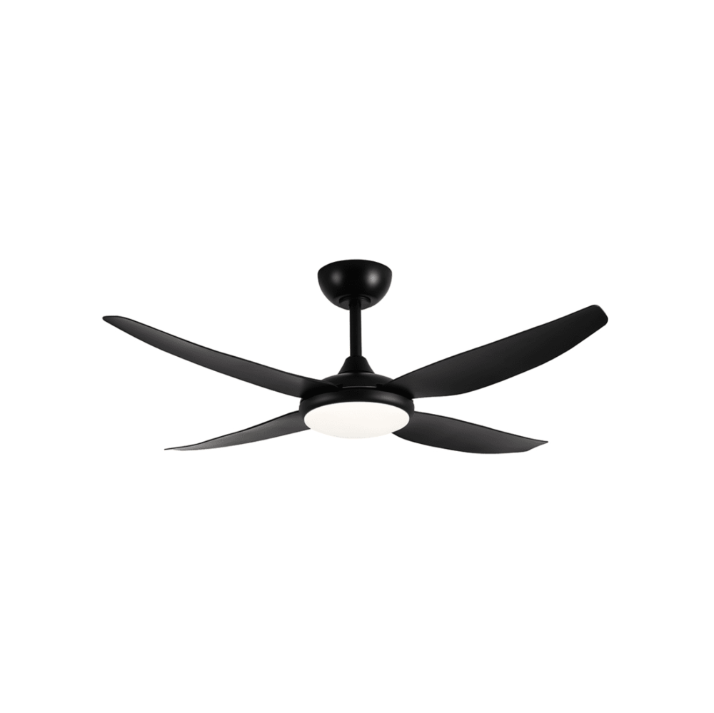 Buy DC Ceiling Fans With Light Australia AMARI DC Ceiling Fan 52" Matt Black LED Light Matt Black - 21721/06