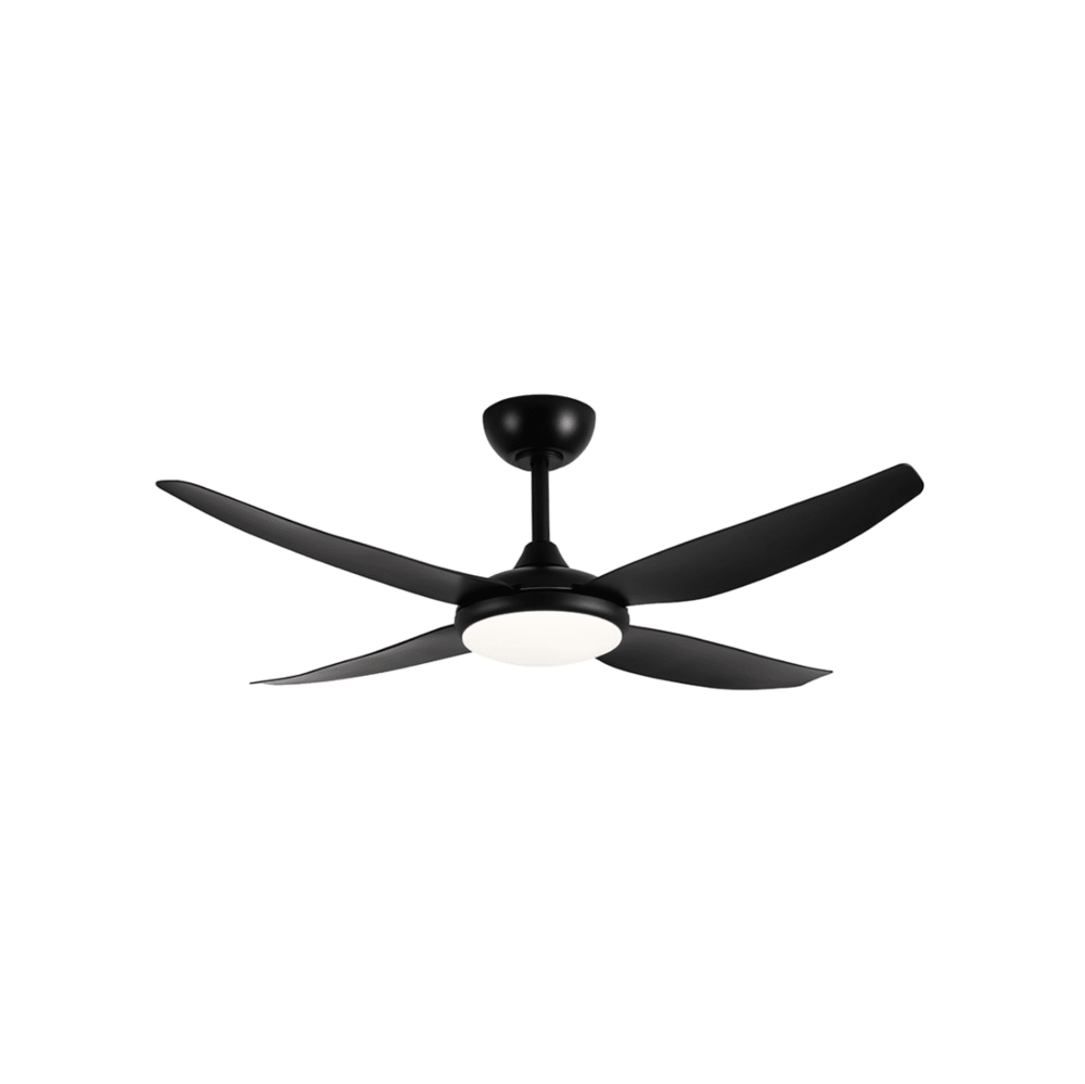 AMARI DC Ceiling Fan 52" Matt Black LED Light Matt Black - 21721/06