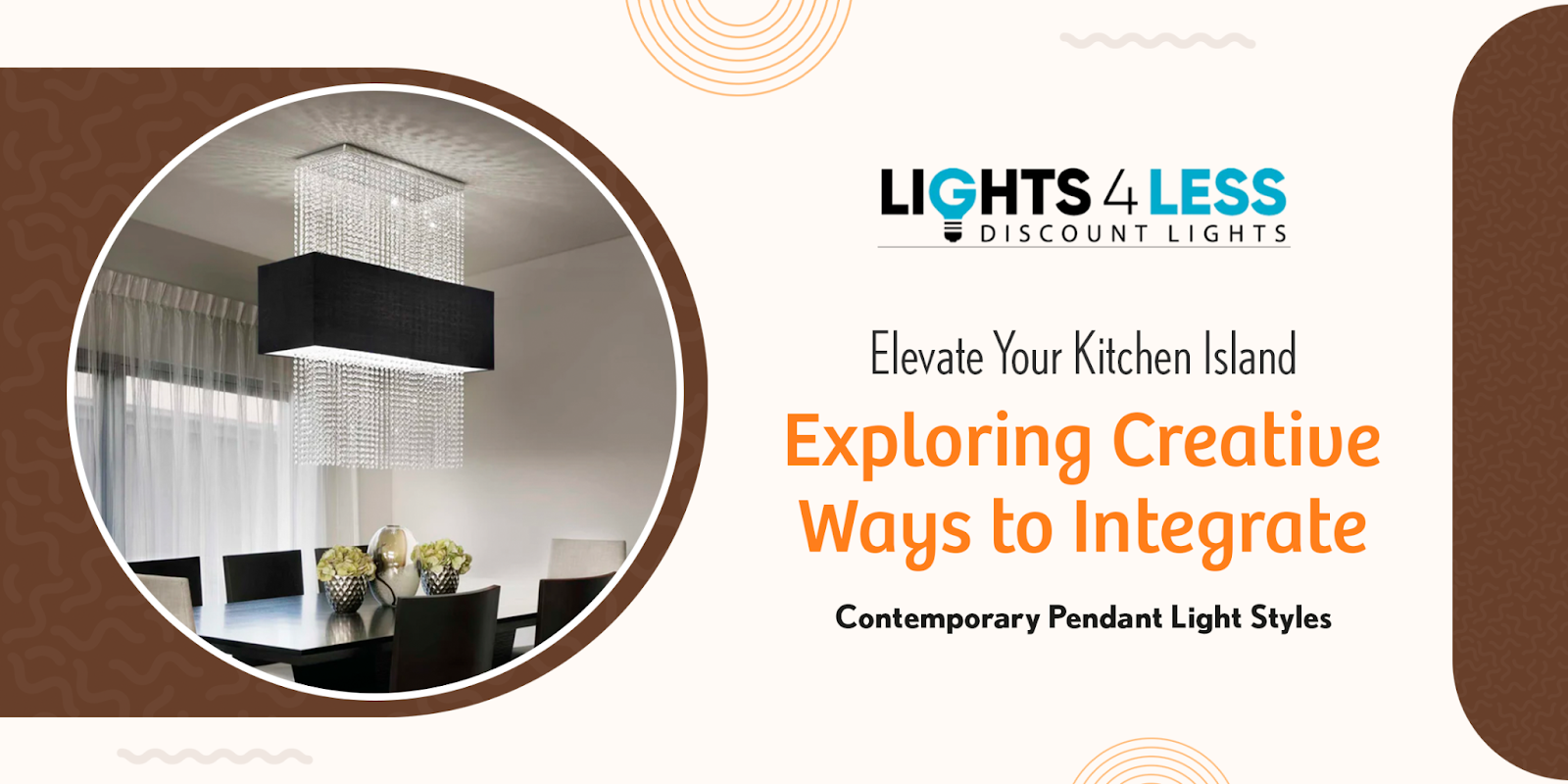 How Can You Incorporate Contemporary Pendant Light Styles Into Your Kitchen Island