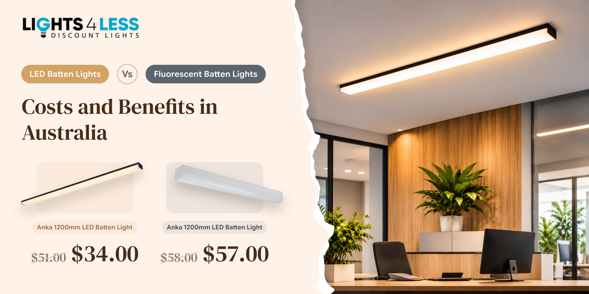  LED vs Fluorescent Batten Lights Costs & Benefits