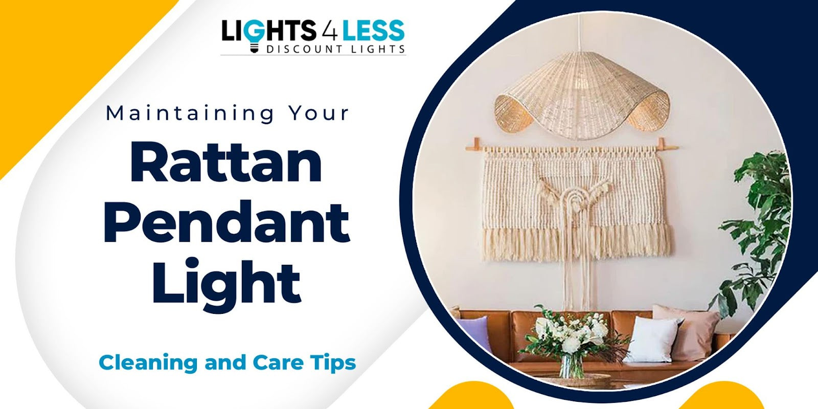 How to Clean and Care for Your Rattan Pendant Light