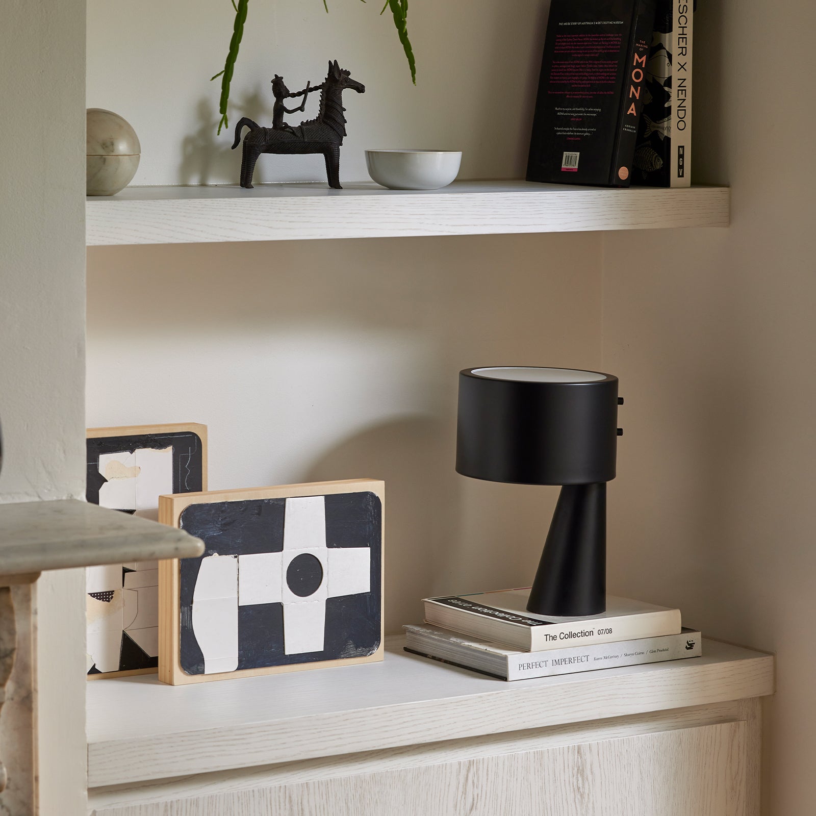 Zentra Table Lamp Satin Black - 1601BLK