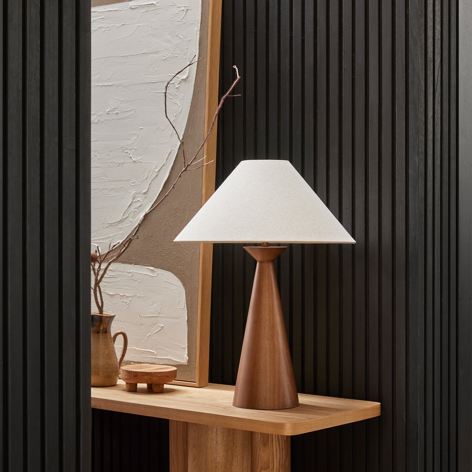 Emba Table Lamp Walnut - 1610BRN