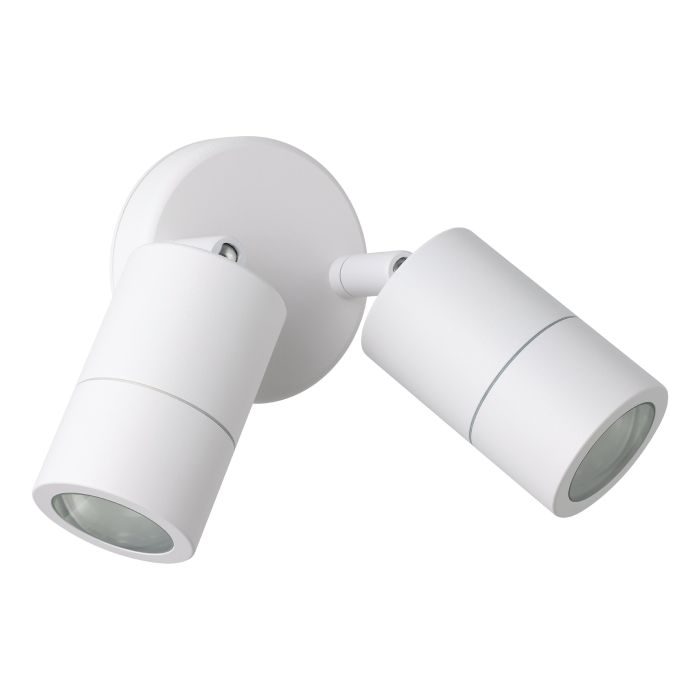 Fremantle Double Light LED Adjustable Light 5W 3CCT White & Clear - 206151